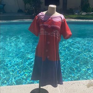 Turning Red’s Mei Mei Colorful Button-Down Dress | Size 4-5T